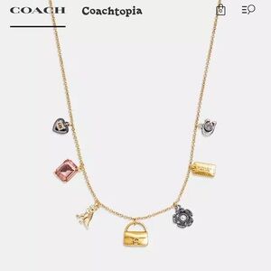 Coach Mini Handbag Charm Necklace